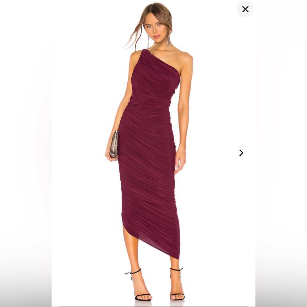 Norma kamali Burgundy Dress - size Medium